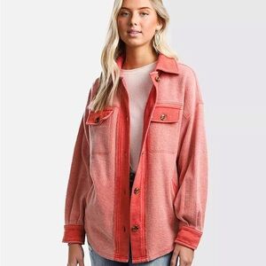 Buckle / BKE /// Women’s Washed Fleece Shacket